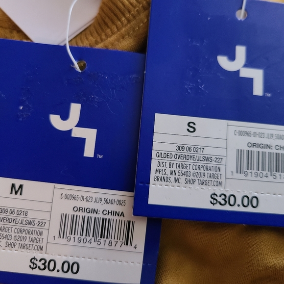 JoyLab Soft Lightweight Sweatshirt Antique Gold - Picture 3 of 5